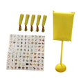 thumbnail image 2 of Bolsas de frijoles Regalos de juego de juego Cornhole Juego para carnaval en interiores al aire libre amarillo, 2 of 8