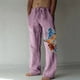 thumbnail image 1 of Pantalones largos de verano para hombre, de algodón y pierna ancha, deportivos con cordones estampados, informales, 1 of 7