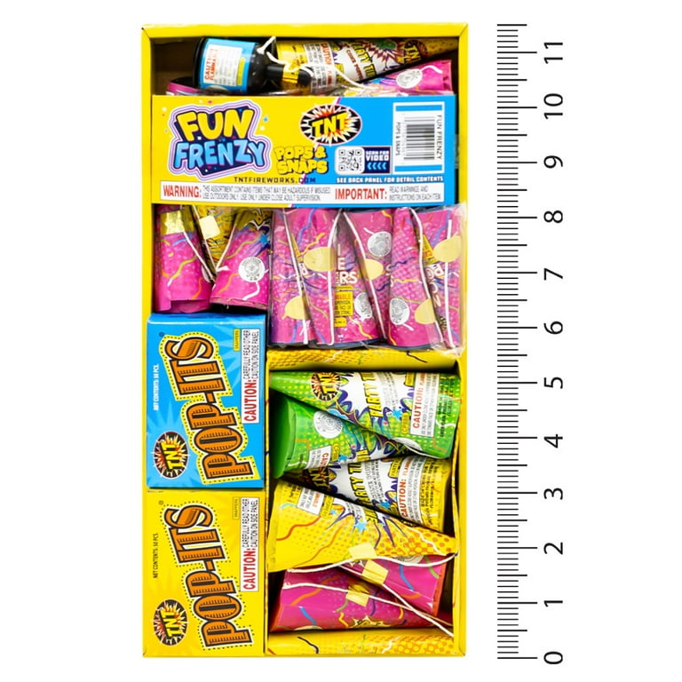 TNT Fireworks, Fun Frenzy, 3 Novelty Assortment Packs - Walmart.com