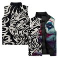 thumbnail image 3 of Chaleco táctico de hombre Joker, ropa de hombre de alta calidad, chaquetas asequibles para hombre, invierno, moderno, duradero, estampado digital 3D de payaso, genial, 3 of 5