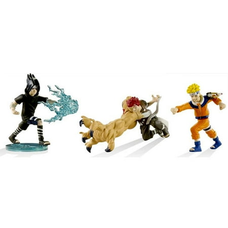 Naruto Three-Pack Figures: Gaara, Sasuke, and Naruto