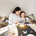 thumbnail image 4 of Homewish Cartoon Bathtub Ghost Queen Bedding, Cottage Butterfly Wildflower Bedding Comforter Set Queen, Halloween Reversible, 7 Pieces, 4 of 7