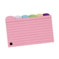 thumbnail image 2 of koolsoo 150 Pcs Séparateurs de Cartes d'Index 3x5 Cartes d'Index à Onglets pour Documents Fichiers Universitaires Onglets Ronds, 2 of 5