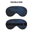 thumbnail image 2 of Goofa Blue Glitter Retro Printed Sleep Eye Mask for Men Women, Zero Eye Pressure Sleeping Mask, Light Blocking Night Blindfold, Soft Eye Shade Cover, 2 of 7