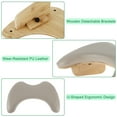 thumbnail image 5 of Unique Bargains Arm Rest for Nails Tech U Shaped Nail Arm Rest Manicure Hand Rest With Detachable Brackets Coffee Color, 5 of 7