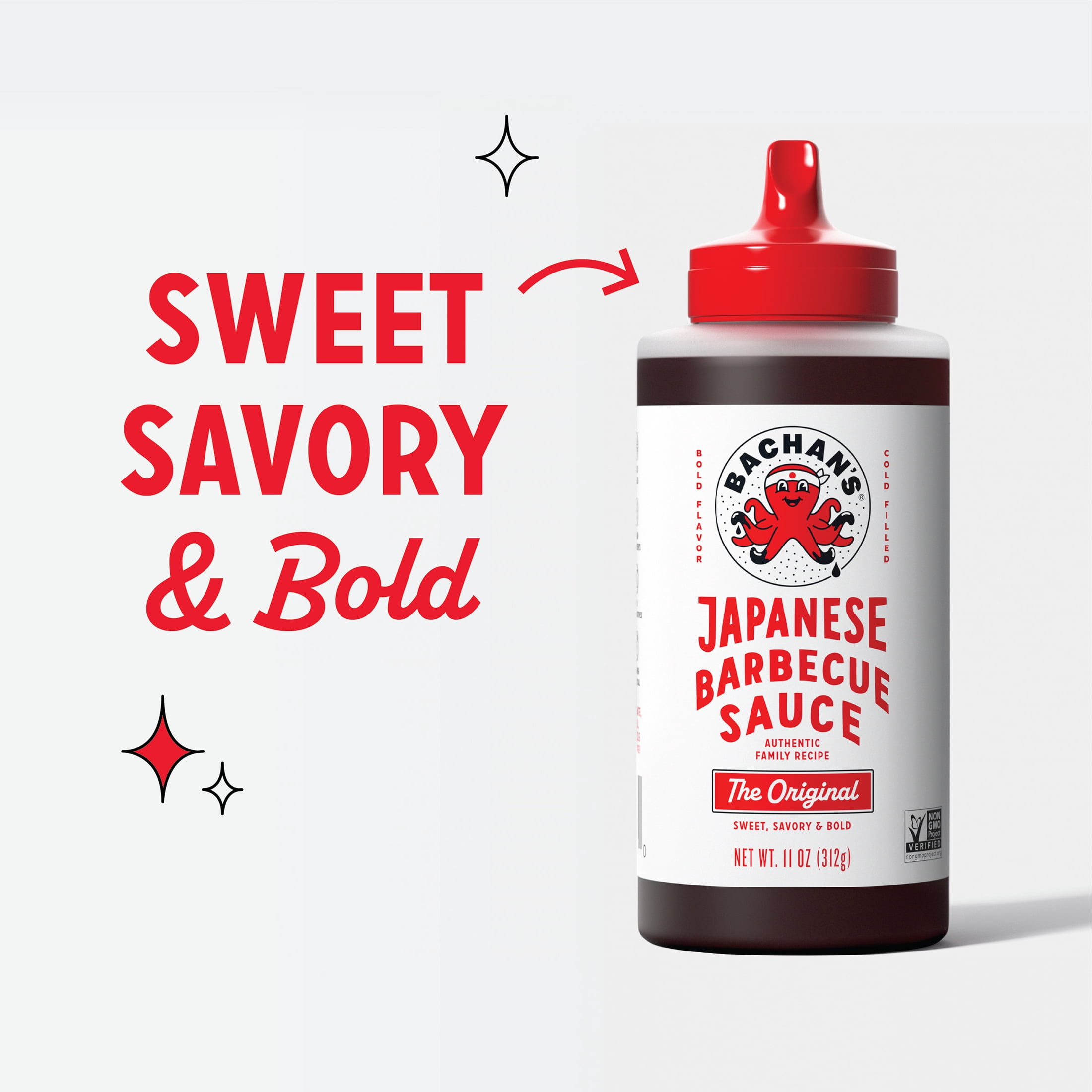 Bachan's The Original Japanese Barbecue BBQ Sauce, 11oz Bottle - Bold, Fresh, Umami Flavor