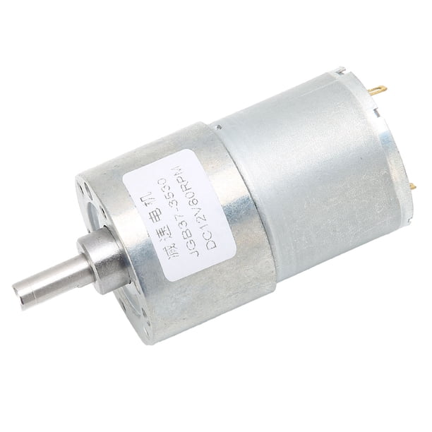 Motores De Engranaje Helicoidal De CC, Material De Cobre Autoblocante Duradero De Eje Reductor Turbo De CC De 80 RPM Para Abridores De Puertas