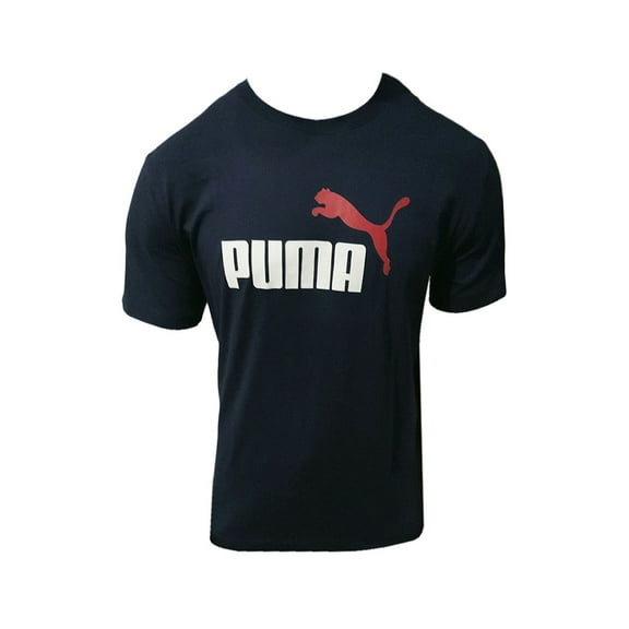 Puma # Puma Smu Tee Mens Active Shirts & Tees Size S, Color: Black/Red