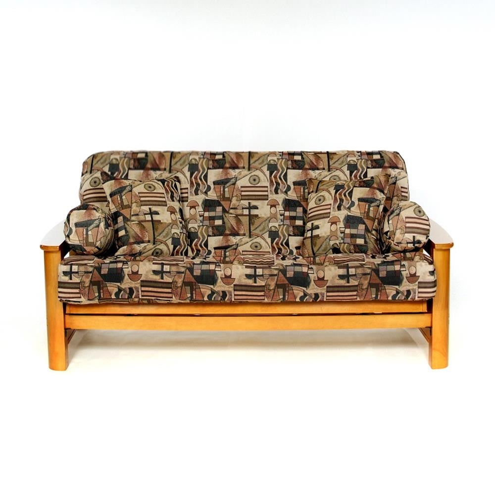 Geometric Art FULL FUTON COVER Full Size Fits 68in Mattress 54 x 75