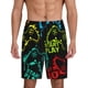 thumbnail image 1 of Fotbe Play Game Start Pantalones Cortos de Pijama para Hombre, Ropa de Dormir, Pantalones de Pijama Cortos para Hombre-X-Large, 1 of 6