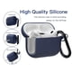 thumbnail image 2 of Funda de Silicona Brujula para AirPods Pro 3 2025 Azul Oscuro, 2 of 6