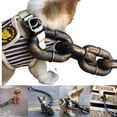 thumbnail image 3 of Big Dog Chain Leash Funny Dog Leash Plastic Imitates Iron, Durable Fashionable Toy for Small Dogs Cats Puppies, Lightweight Comfortable Walking Training Accessory for Chihuahua Teddy Poodle, 3 of 4