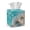 Beach Starfish Conch, variant on Xoenoiee Palm Leaf Print Tissue Box Cover Square PU Leather Tissue Box Cover Holder with Bottom Snap Decorative Organizer for Tabletop, Bathroom, Car, Office, Kitchen
