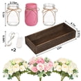 thumbnail image 3 of Centro de mesa para decoración de mesa, rosas artificiales BLEUM CADE, 3 of 8