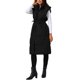 thumbnail image 4 of INSPIRE CHIC Chaleco de Invierno sin Mangas con Capucha para Mujeres, con Bolsillos y Cinturón, Talla 2XL, Negro, 4 of 5