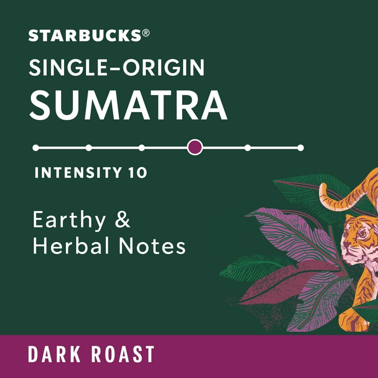 Starbucks by Nespresso Vertuo, Single-Origin Sumatra, Dark Roast