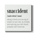 thumbnail image 1 of Snaccident Definition-Premium Gallery Wrapped Canvas - Ready to Hang, 1 of 3