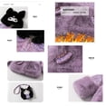 thumbnail image 4 of Chaqueta con capucha de lentejuelas de invierno para niñas de Anime Sanrioed Kuromi, ropa tipo parka para niños, abrigo de peluche suave, ropa de nieve, regalo de Navidad, 4 of 5