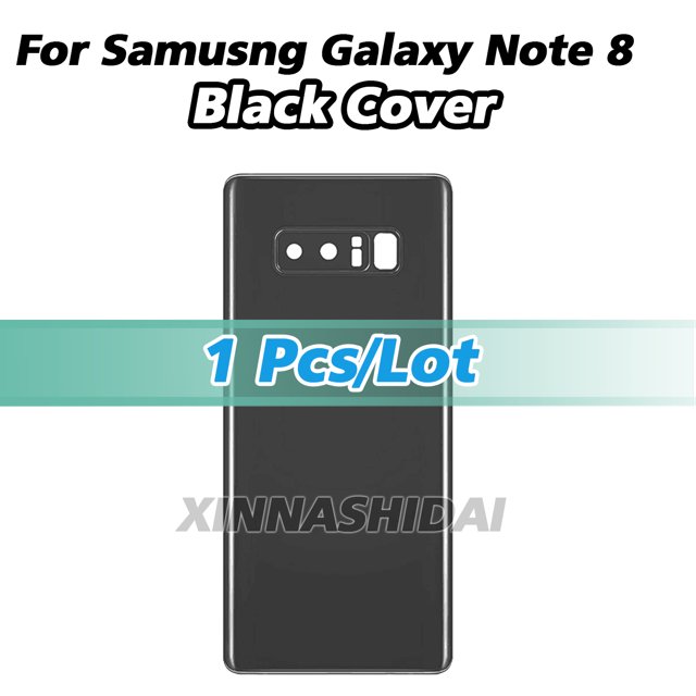 Reemplazo de la cubierta de la carcasa de la batería trasera de cristal para Samsung Galaxy Note8 Note 8 SM-N950
