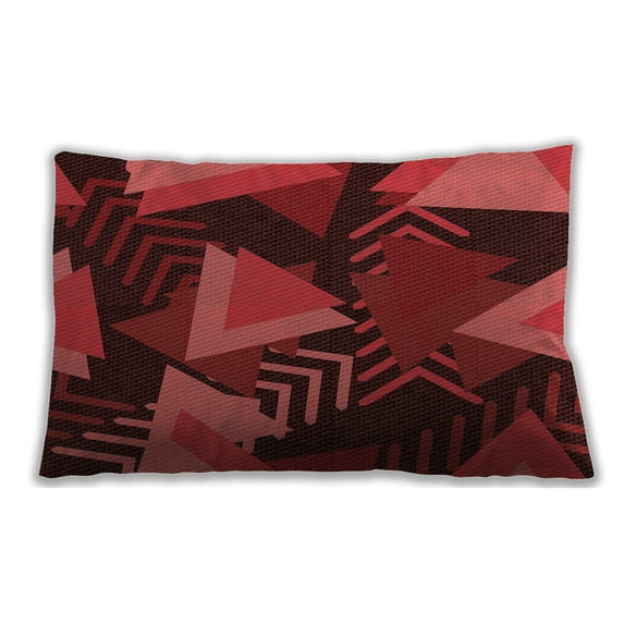 Ahgly Company Indoor Rectangular Contemporary Lumbar Throw Pillow, 13 inch by 19 inch