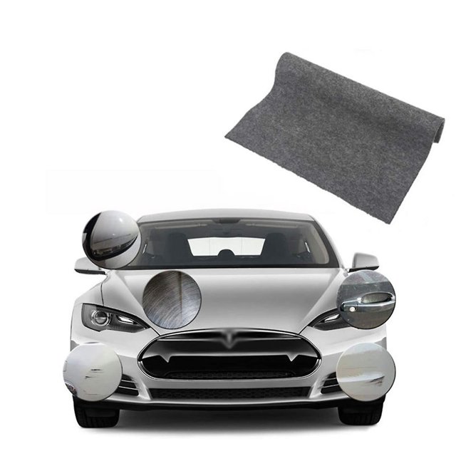 Nano Sparkle Cloth (4 piezas) - Paño multiusos para eliminar rayones de automóviles, Nano Magic Cloth para reparar rayones de pintura de automóviles. Afortunado Sencillez