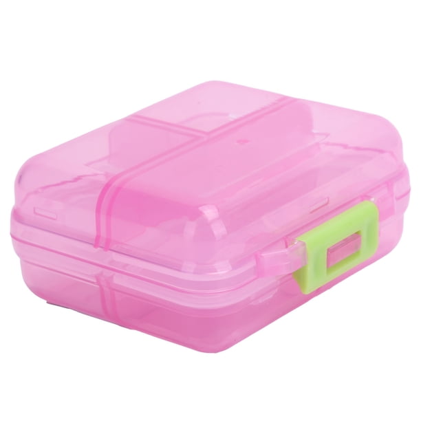 Estuche organizador, organizador de pastillas portátil, organizador de pastillas, caja de almacenamiento de medicamentos, artesanía Superior