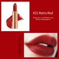 thumbnail image 4 of Matte Lipstick Set 3 Colors Lip Stick with Sliver Chain Bag Package Velvet Lip stick Set Waterproof Non-Stick Cup Long Lasting Retractable Red Lipstick Set 3.5gx3 Pcs, 4 of 8