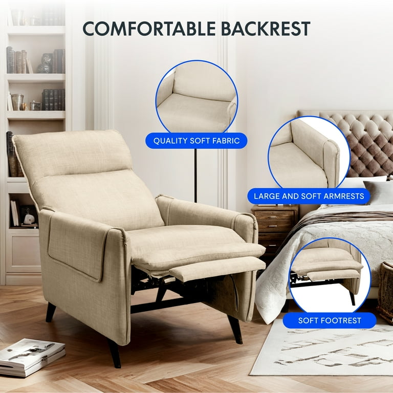 FlexiSpot Recliner Chair for Living Room, 22-inch Wide, Massage