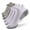 White-3 A-Gray-3, variant on Casual Ankle Socks Low Cut Athletic Socks , Size 7.5-10 Hiking and Sports , 6 Pairs Multi-Size Options for Running, Hiking and Sports , Short socks Thick Cushion 6 Pair Black