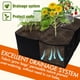 thumbnail image 5 of Camas de jardín elevadas de tela Planter Gardzen, 61 x 61 x 30 cm, paquete de 2, 5 of 7