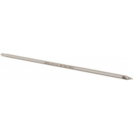 

Hertel #1 Plain Cut 60° Incl Angle Cobalt Combo Drill & Countersink 1/8 Body Diam 3/64 Point Diam x 3/64 Point Length 6 OAL Double End