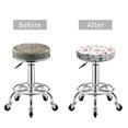 thumbnail image 5 of Round Bar Stool Seat Covers, Farm Birds Goose Elastic Round Chair Cover Stool Seat Slipcover Bar Stool Cushions Round Pad for 12-14 inch, 5 of 7