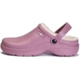 thumbnail image 3 of Men's Women's Clogs Waterproof Fleece Lined Winter Slippers Garden Shoes, 3 of 6