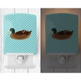 thumbnail image 2 of Khaki Campbell Duck Blue Check Ceramic Night Light, 2 of 2