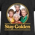 thumbnail image 3 of Golden Girls - Stay Golden Group - Toddler And Youth Girls Short Sleeve Graphic T-Shirt, 3 of 5