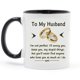 thumbnail image 3 of Taza de café para mi marido, taza de desayuno, taza de café divertida, 11 onzas, inspiradora y motivadora Feliz Sencillez, 3 of 3