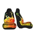 thumbnail image 3 of Yiaed Vibrant Color Splash Print Car Seat Covers,Universal Auto Seats Protector Fits for Car,SUV Sedan,Truck,Automotive Seat Covers & Accessories-2 PCS, 3 of 9