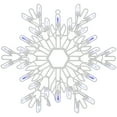 thumbnail image 3 of Northlight 15" LED Lighted Snowflake Christmas Window Silhouette - Pure White/Blue, 3 of 6