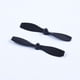 thumbnail image 4 of 2 unidades/paquete de hélices de plástico, parachoques de apoyo para , juguetes de telemando Negro Hugo Hélices RC Drone, 4 of 7
