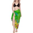 thumbnail image 4 of HAPPY BAY Women's Bikini Skirt Beachwear Sarong Coverups Swim Cover up Summer Wraps Swimwear Beach Wrap Skirts for Women One Size Shamrock, Fish Aquarium, 4 of 5