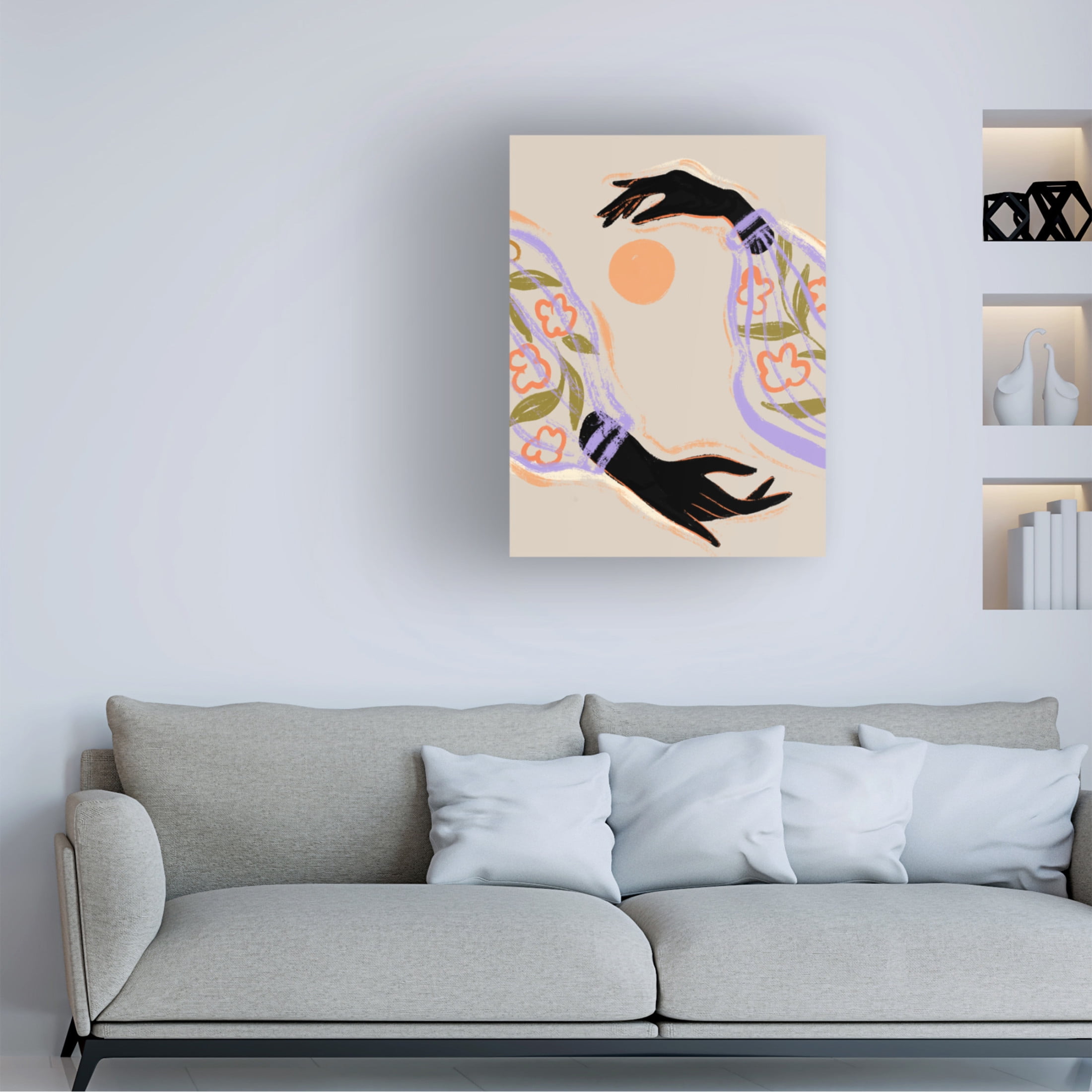 Trademark Fine Art Arty Guava Embrace The Sun Canvas Wall Art