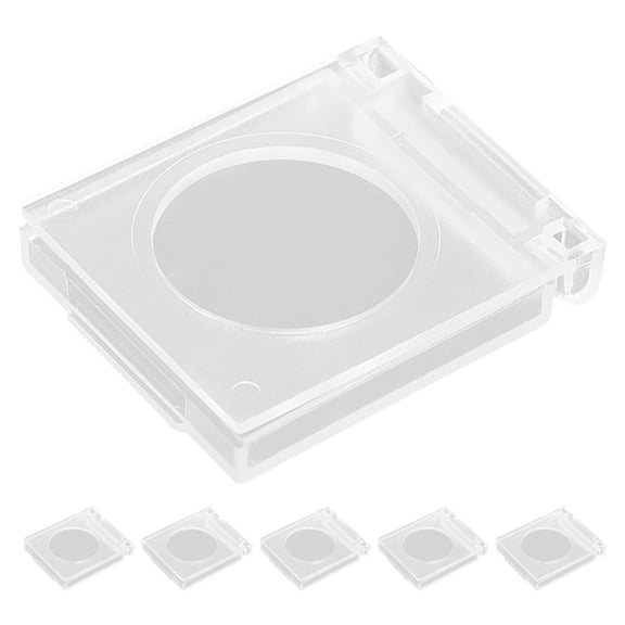 KHBUAB 6pcs Dustproof Switch Button Protector Transparent Plastic for Home Use