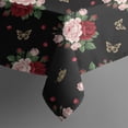 thumbnail image 5 of Pioneer Flower Floral Print Pattern Square Tablecloth, Waterproof Wipeable Spillproof Washable Table Cover for Home Kitchen Party Decor, 60"x60", 5 of 6