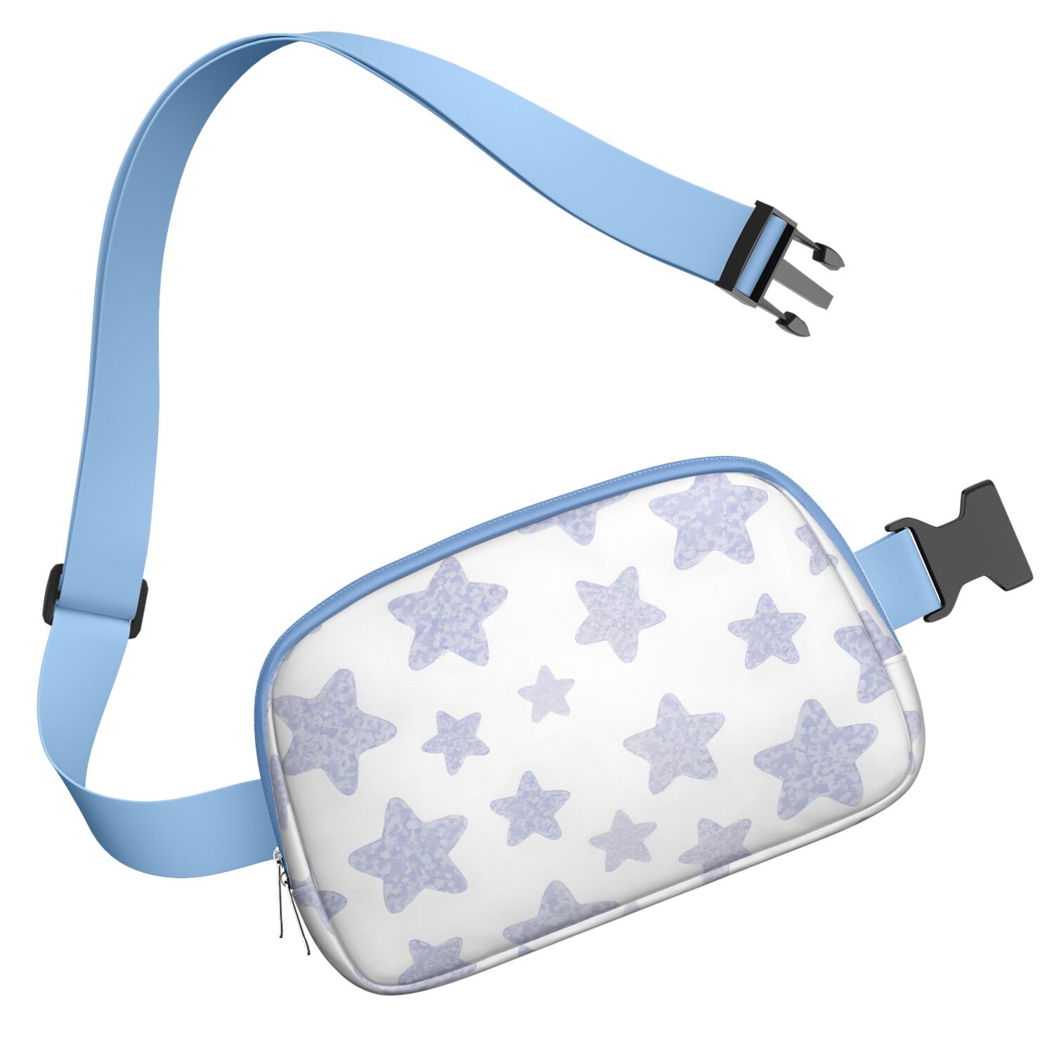 Cross Body Bag for Men&Women Waist Bag & Hip Bum Bag with Adjustable Strap for Outdoors Workout Traveling Starfish Sporty Waist Pack