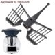 thumbnail image 3 of Butterfly Stirring Rod Scraper Bar For Thermomix Tm31 Tm5 Tm6 Juices Extractor-DF, 3 of 4