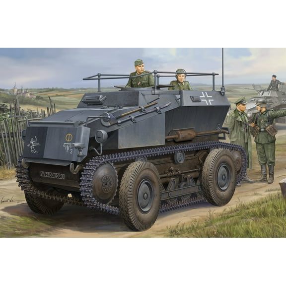 Hobby Boss Models 82491 GERMAN Sd.Kfz.254 SCOUT CAR:35