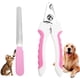 thumbnail image 1 of Cortaúñas y recortador de uñas para perros y gatos de acero inoxidable, con protector de seguridad para evitar cortes excesivos, hoja afilada para uñas gruesas Zhivalor 2034366-1, 1 of 9