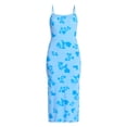 thumbnail image 4 of No Boundaries Sleeveless Square Neck Midi Dress, Women's & Women's Plus Sizes XXS-4X, 4 of 4