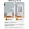 thumbnail image 5 of Cool Mist Humidifier Anti gravity Water Droplet Countercurrent Retard Pressure Anxiety 500ml Humidifier for Bedroom Easy to Clean Energy-Saving Auto Shutdown Power-off Protection with 5V2A Adapter, 5 of 6