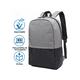 thumbnail image 2 of Mochila De Estudiante, Mochila Para Laptop, Capacidad De 18 L Malubero negro con gris, 2 of 4